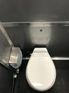 Restroom trailer photo